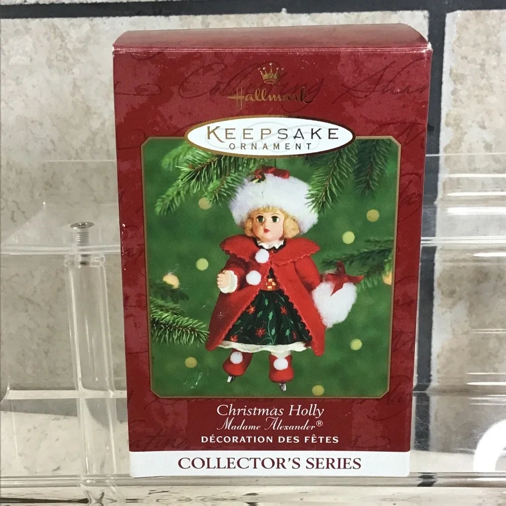 Hallmark Keepsake Ornament Madame Alexander Doll Christmas Holly‎ With Box